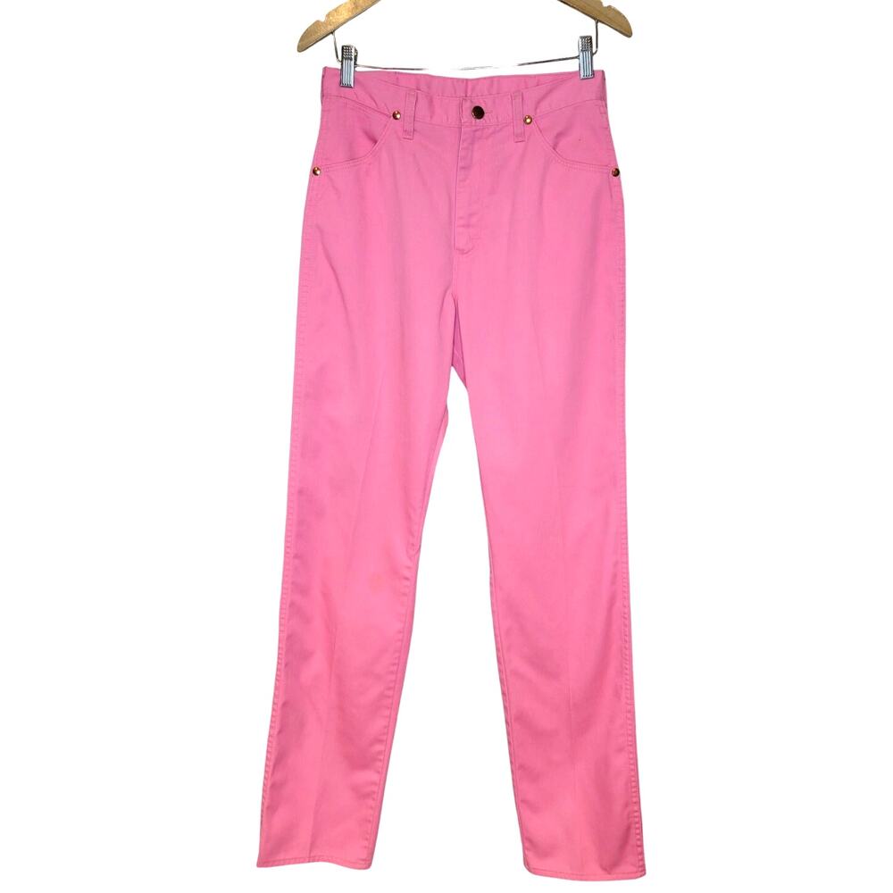 Vintage Wrangler Women's pink Denim 13 x 36 Jeans